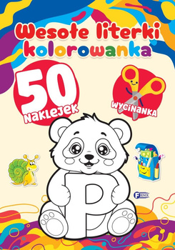 Wesołe literki. Kolorowanka