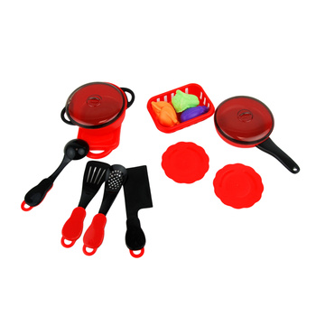 Zestaw naczyń do kuchni dla dzieci kolorowe zabawki edukacyjne