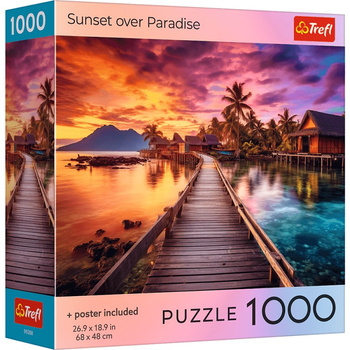 Puzzle 1000 USA Collection: Sunset over Paradise