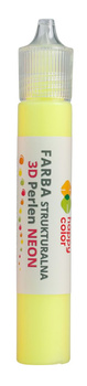 Farba 3D 32ml neon żółty