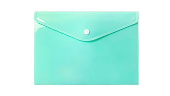 Teczka A5 kopertowa PP pastel zielony