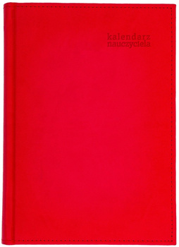 Kalendarz nauczyciela 2025/2026 A5T Vivella CZERWONY