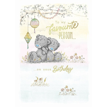 Karnet urodzinowy Favourite Person 177x127