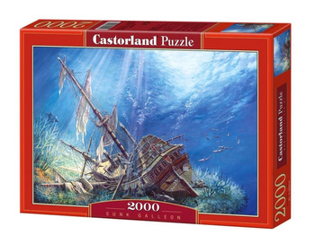 Puzzle 2000 Zatopiony statek CASTOR Castorland