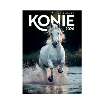 Kalendarz 2026 Konie A4 ścienny