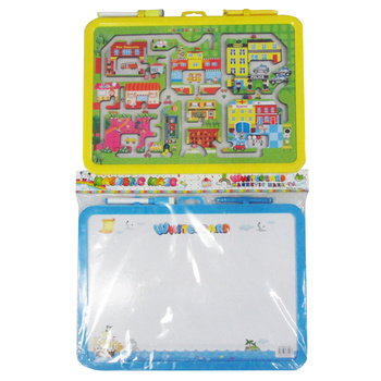 Tablica suchościeralna edukacyjna z labiryntem dla dzieci kreatywna