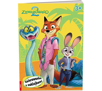 Disney Zwierzogród 2 Kolorowanka z naklejkami NA-9142