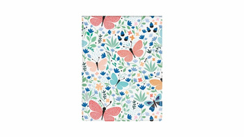 Okładka na dokumenty ucznia pion z nadrukiem butterflies