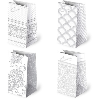 Torebki prezentowe T7-114 Białe 10 sztuk