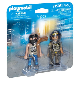 Playmobil DuoPack Jednostka specjalna i bandyta 71505