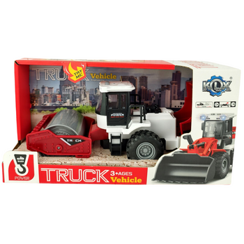 WALEC DROGOWY DLA DZIECI NA BATERIE ŚWIATŁO DŹWIĘK ZABAWKA BUDOWLANA POJAZD