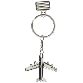 BRELOK BRELOCZEK DO KLUCZY TORBY SAMOLOT METALOWY 12 SZTUK ZESTAW PREZENT