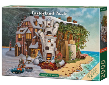 Puzzle 2000 Christmas Eve Madeira Art Collection Castorland