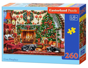 Puzzle 260 Cozy Fireplace CASTOR Castorland