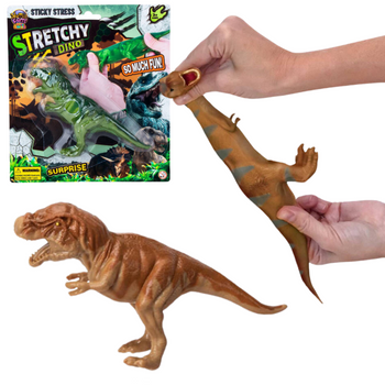 DINOZAUR ROZCIĄGANY TREX 1szt