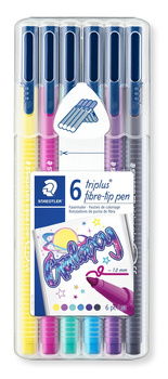 Flamaster Triplus 1 mm GALAXY 6 szt. w etui Staedtler