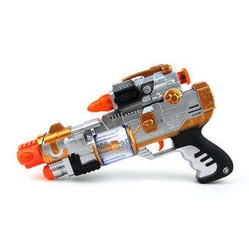 Pistolet kosmiczny zabawka dla dzieci interaktywny prezent bezpieczny