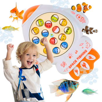 Łowienie Rybek Gra Zręcznościowa Rybki na Magnes + Wędki Gra Rodzinna