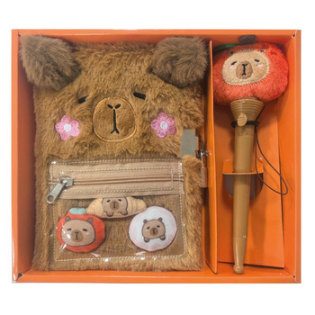 KAPIBARA ZESTAW PAMIĘTNIK Z DŁUGOPISEM TOYSINN STN 9674