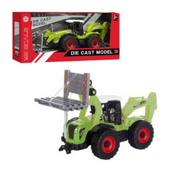 Pojazd budowlany metalowy 6 wzorów zabawka dla dzieci edukacyjna