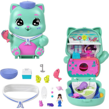 Polly Pocket Sail Kitty Compact JCR37 Mattel