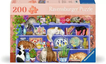 Puzzle XL 200 Koty na półce Ravensburger