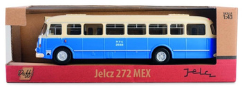 Kolekcja PRL Jelcz 272 autobus niebieski Daffi