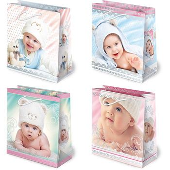 Torebki ozdobne T8-5 Niemowlaki 10 sztuk