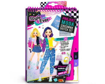 Projekt moda - zestaw szkicownik EPEE