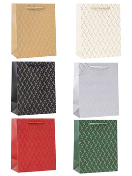 Torebki prezentowe TG-24205-HS-A4 emboss 12 sztuk