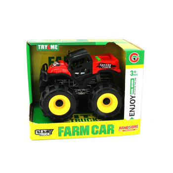 Samochód zabawka z efektami świetlnymi i dźwiękowymi w pudełku dla dzieci