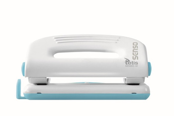 Dziurkacz metalowy niebieski Tetis 10 arkuszy