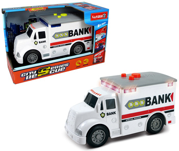 Auto Furgonetka Bankowa Na Baterie Światło Dźwięk Zabawka Interaktywna