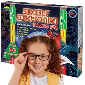 Zestaw edukacyjny Sekrety Elektroniki Mini Plus Radio FM dla dzieci
