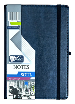 Notes A5 kratka Soul granatowy