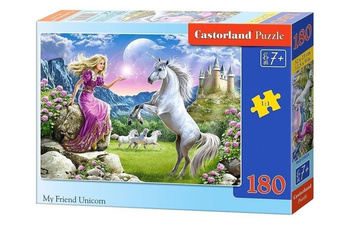 Puzzle 180 My Friend Unicorn CASTOR Castorland