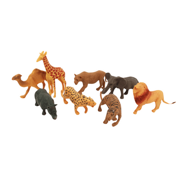 Figurki Zwierzęta Dzikie Edukacyjne Zabawki dla Dzieci Solidne W Folii