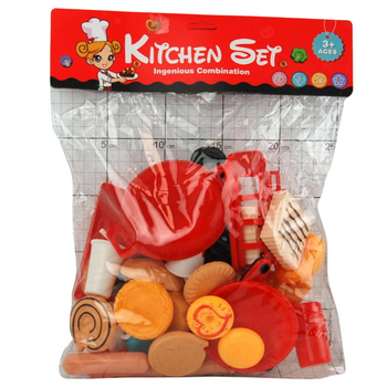 Zestaw zabawkowy jedzenie w folii kreatywna zabawa dla dzieci