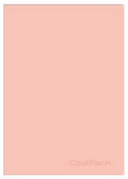COOLPACK - ZESZYT A5 PP - 60 K. KRATKA (bm) - PASTEL / POWDER PEACH