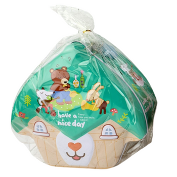 Skarbonka metalowa domek zabawka dla dzieci duża prezent edukacyjna ozdoba