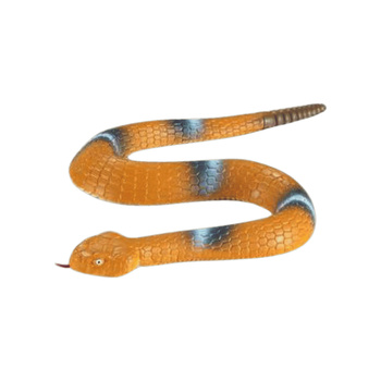 Wąż gumowy grzechoczący zabawka 6 wzorów realistyczny dla dzieci