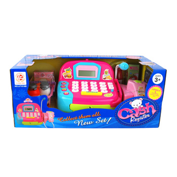 Kasa Fiskalna Zabawka Edukacyjna Dla Dzieci Na Baterie Dźwięk Światło Preze