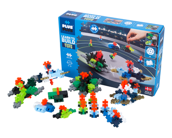 Klocki Konstrukcyjne Zestaw Puzzle PLUS-PLUS NAUCZ SIĘ BUDOWAĆ SPINNERY 200