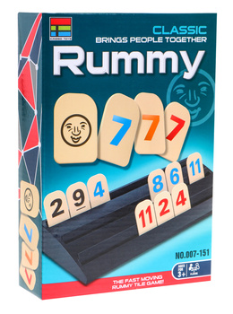 Logiczna gra liczbowa Rummy dorosłych Rodzinna rozrywka Nauka matematyki