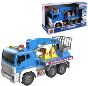 Auto podnośnik z dźwiękiem zabawka dla dzieci interaktywna 1 sztuka