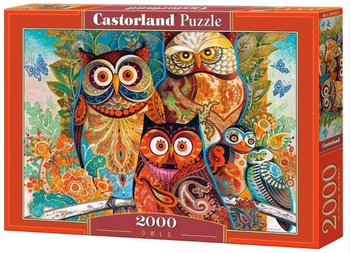 Puzzle 2000 Sowy CASTOR Castorland