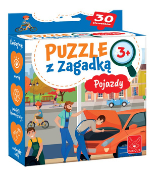 Puzzle z Zagadką Pojazdy