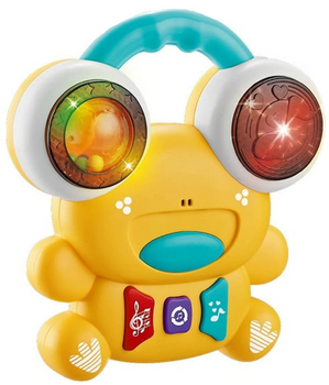 Żaba muzyczna interaktywna światło dźwięk zabawka edukacyjna dla dzieci