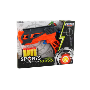 Kosmiczny pistolet zabawkowy na strzałki dla dzieci interaktywna zabawa