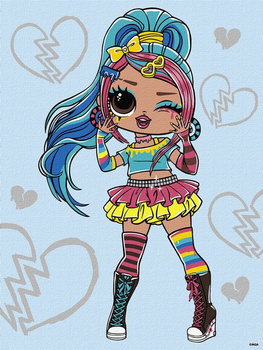 Malowanie po numerach IDEYKA 30x40cm L.O.L. Surprise! Tweens Emma